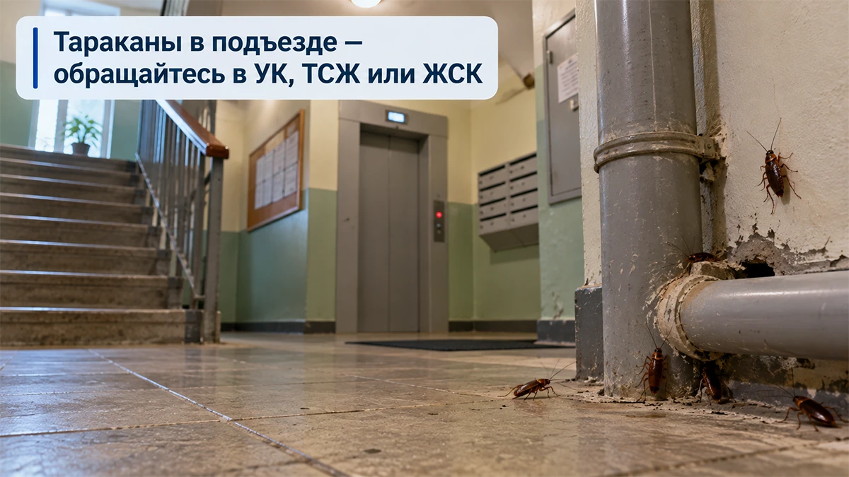 Что делать, если в подъезде появились тараканы: кто должен травить и куда жаловаться